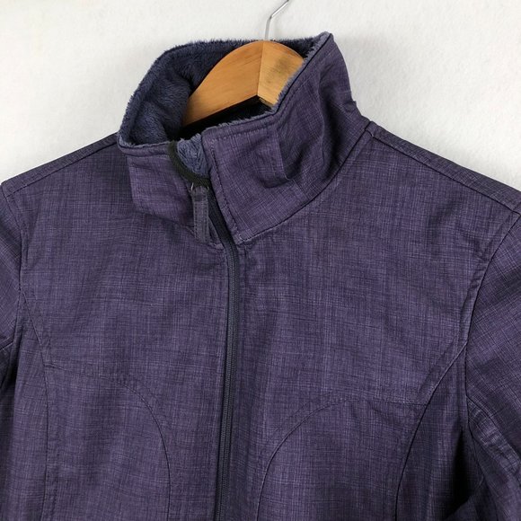 Free Country Women's Size Small Purple Softshell Fleece Lined Full Zip Jacket - Picture 6 of 9